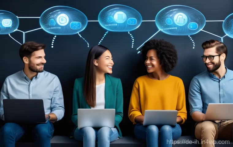 AI 기반의 고객 행동 분석 시스템 구축하기 - **Prompt:** A dynamic, high-tech illustration visualizing "AI-based customer understanding." A diver...