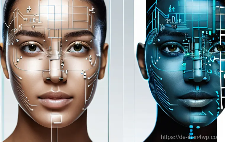 OpenCV와 Haar Cascade를 이용한 얼굴 탐지 - **Prompt 1: Seamless Everyday Integration of Facial Recognition**
    "A vibrant, modern scene depic...