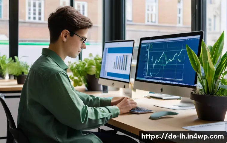 데이터셋 구축을 위한 이미지 수집 도구 - **Prompt: Data Annotation Specialist in a Modern Workspace**
A focused young adult, in their ear...